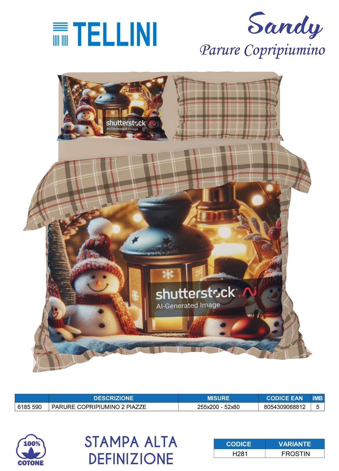 DUVET COVER 2P SANDY 250X200 Tellini S.r.l. Wholesale Clothing